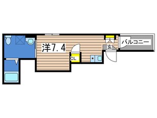 ブラックキューブ横浜橋の物件間取画像